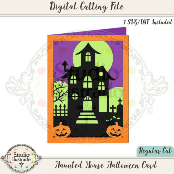 SI Haunted House Halloween Card 2022