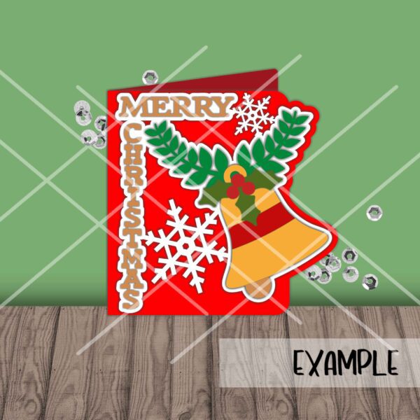 Merry Christmas Bell Card - Image 2