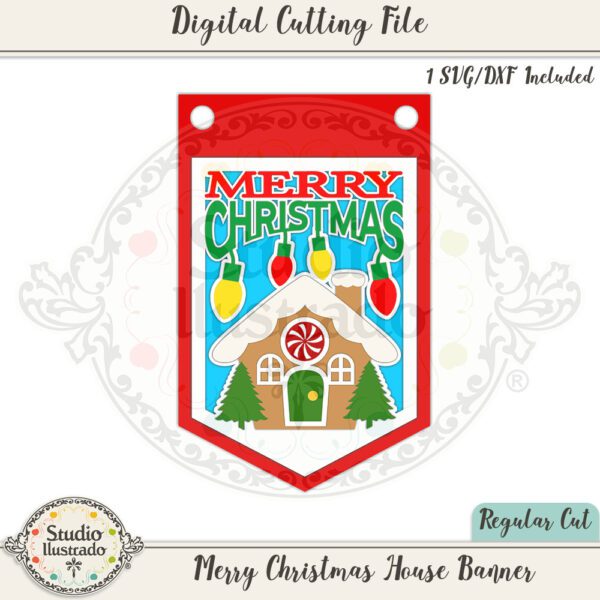 SI Merry Christmas House Banner 2022