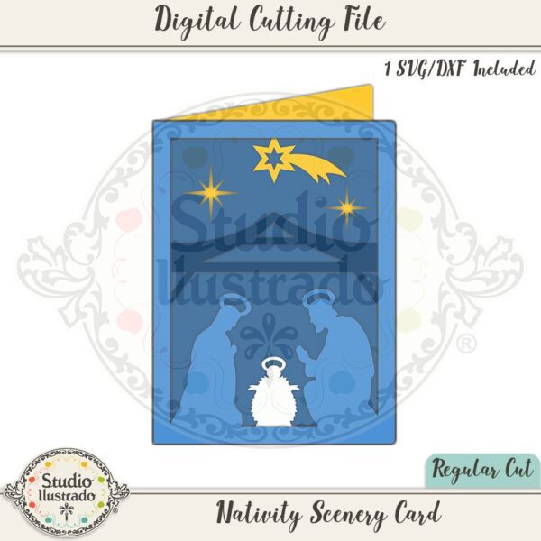 Nativity Scenery Card