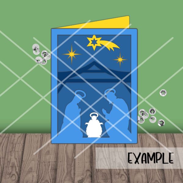 Nativity Scenery Card - Image 2