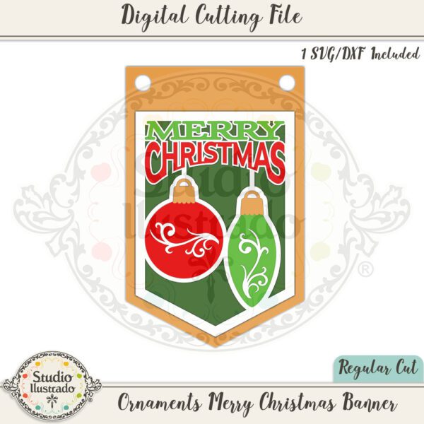 SI Ornaments Merry Christmas Banner 2022