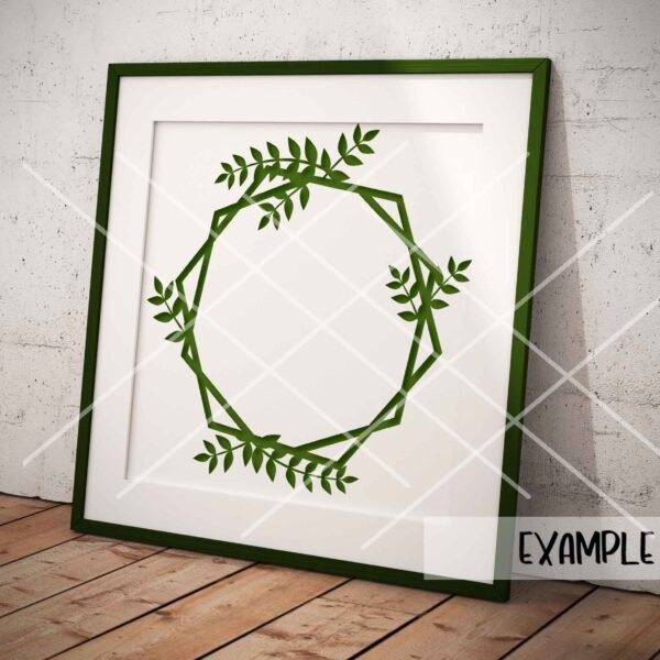 Polygon Wreath Frame - Image 3