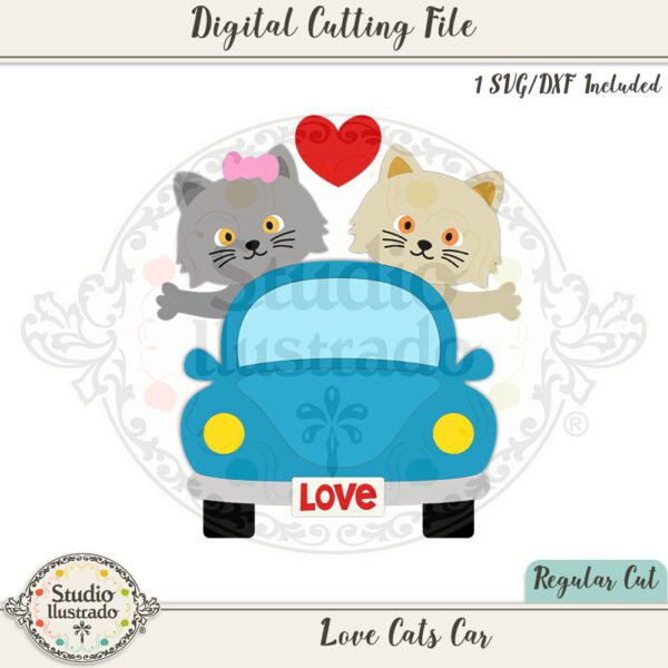 SI Love Cats Car 2023