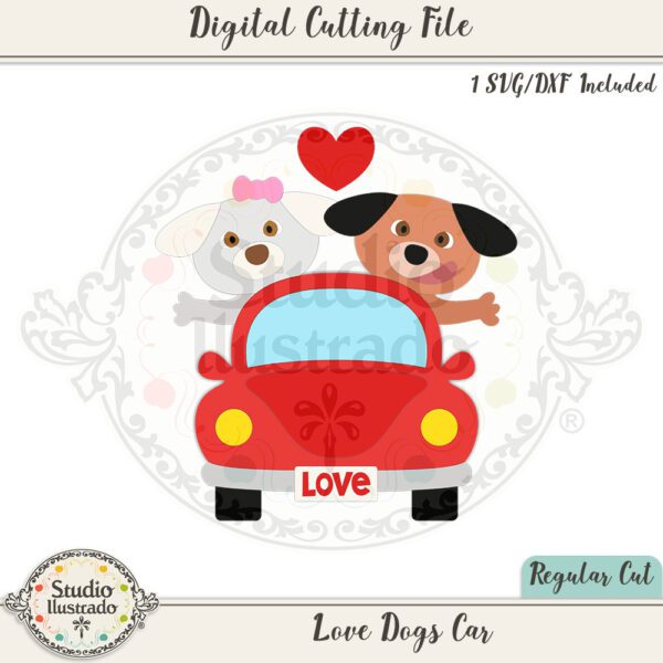 SI Love Dogs Car 2023