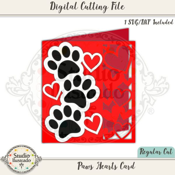 SI Paws Hearts Card 2023