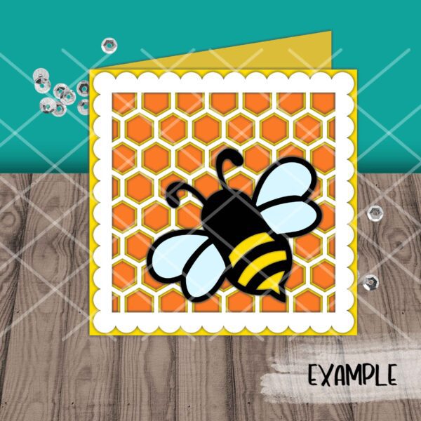 Scallop Bee Card - Image 3