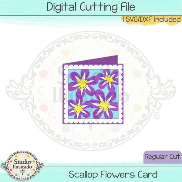 SI Scallop Flowers Card 2023