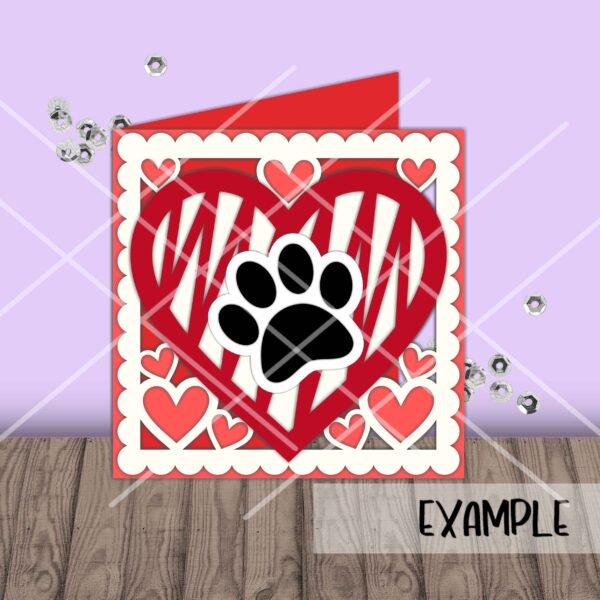 SI Scribbled Heart and Paw Card mock