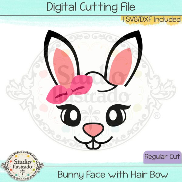 SI Bunny Face with Hair Bow 2023