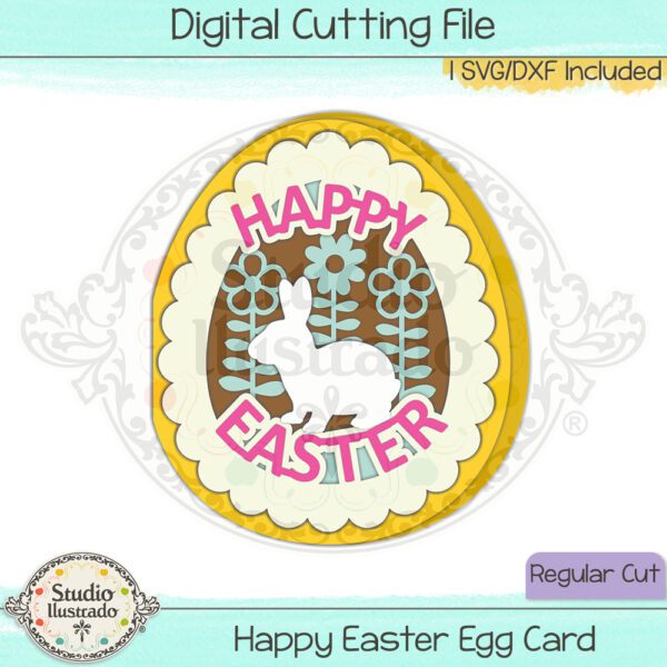 SI Happy Easter Egg Card 2023