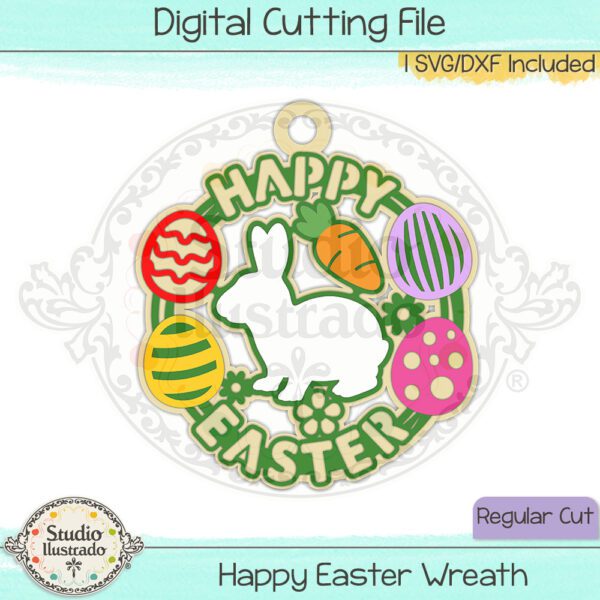 SI Happy Easter Wreath 2023