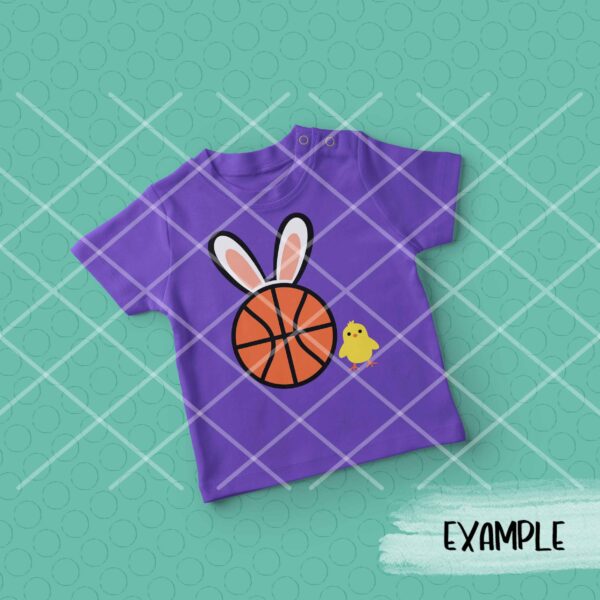 SI Basketball Easter Bunny mock