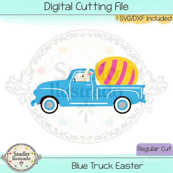 Blue Truck Easter