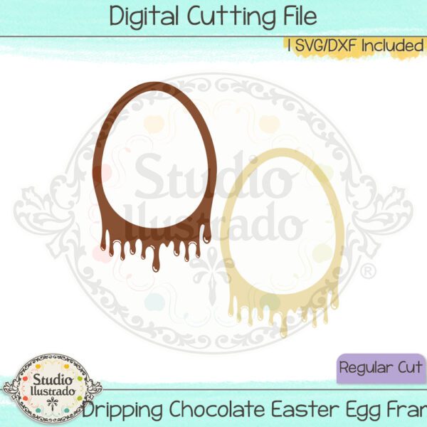 SI Dripping Chocolate Easter Egg Frame 2023