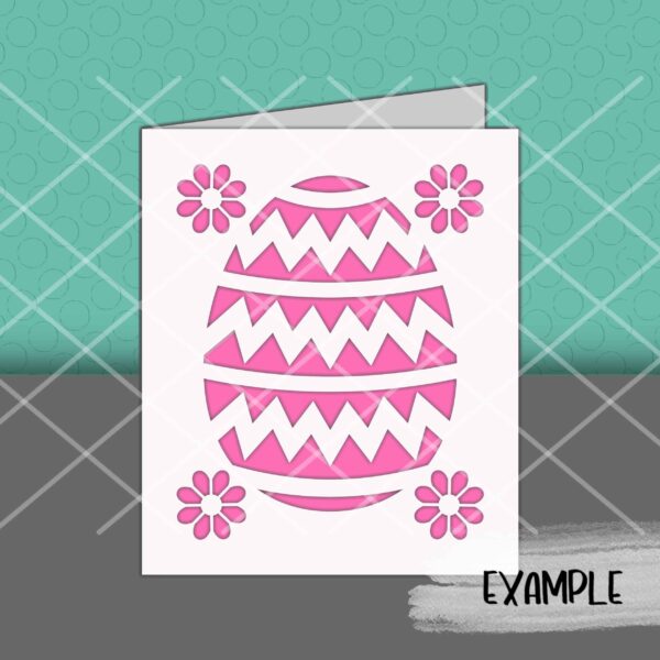 SI Easter Egg and Flowers Card mock