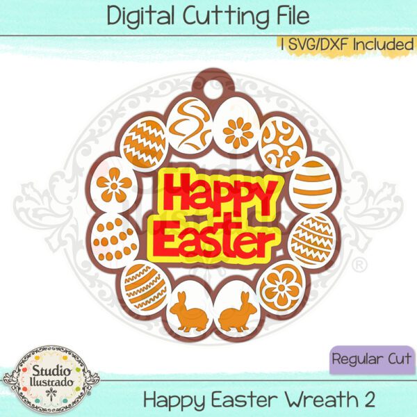 SI Happy Easter Wreath 2 2023