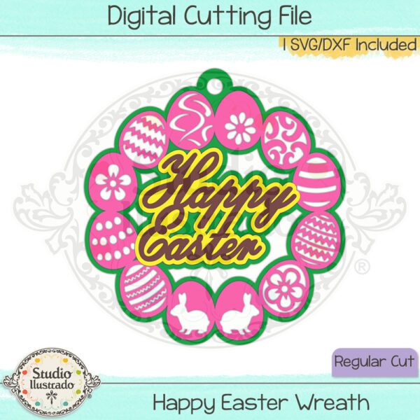 SI Happy Easter Wreath 2023