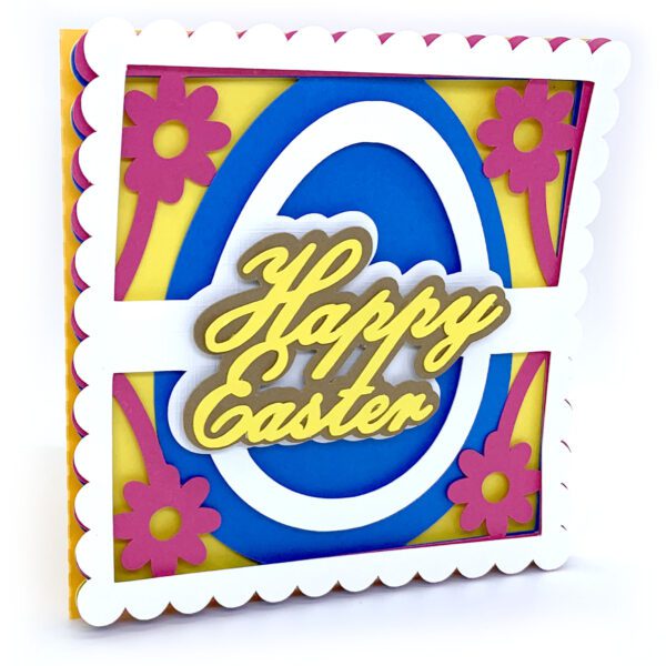 SI Happy Easter and Flowers Card 2