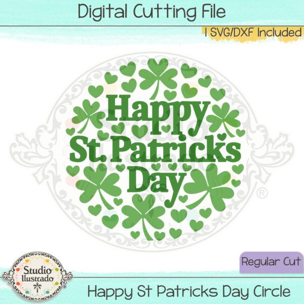 SI Happy St Patricks Day Circle 2023