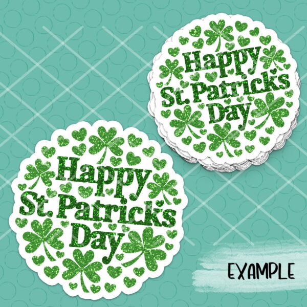 SI Happy St Patricks Day Circle mock3