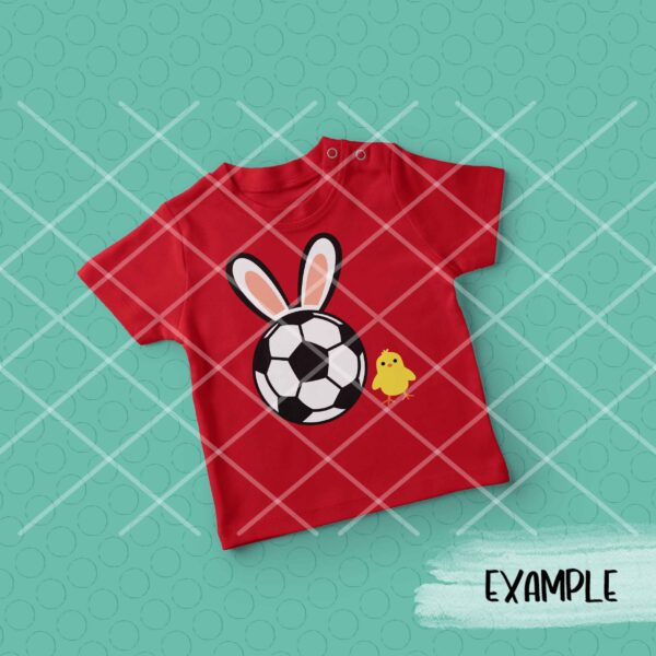 SI Soccer Easter Bunny mock