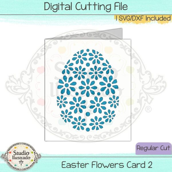 Easter Flowers Card 2