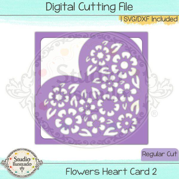 SI Flowers Heart Card 2 2023