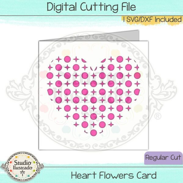 Heart Flowers Card