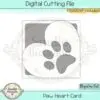Paw Heart Card