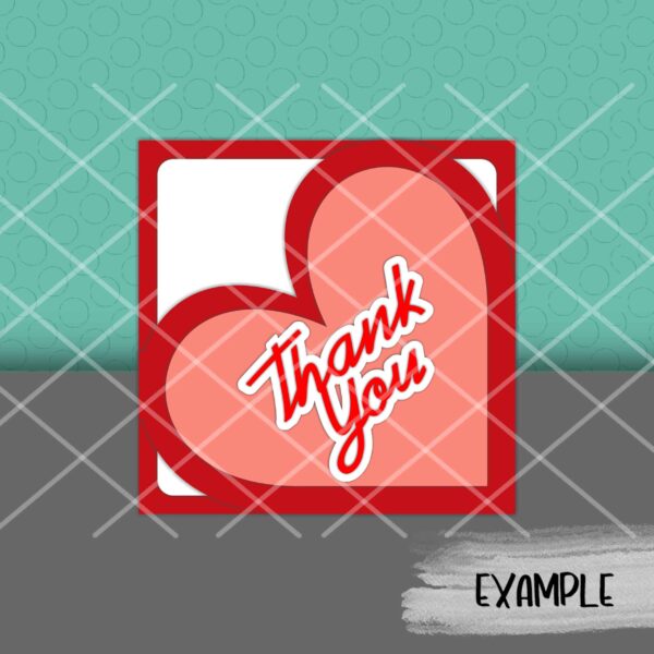 Thank You Heart Card - Image 2