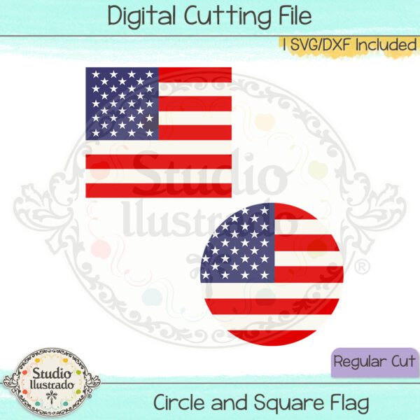 SI Circle and Square Flag 2023