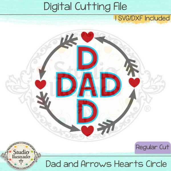 SI Dad and Arrows Hearts Circle 2023