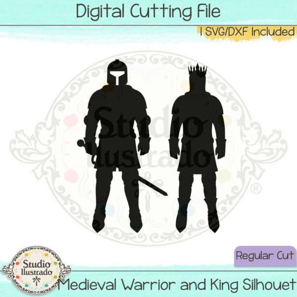 SI Medieval Warrior and King Silhouette 2023