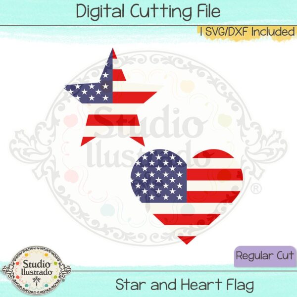 Star and Heart Flag