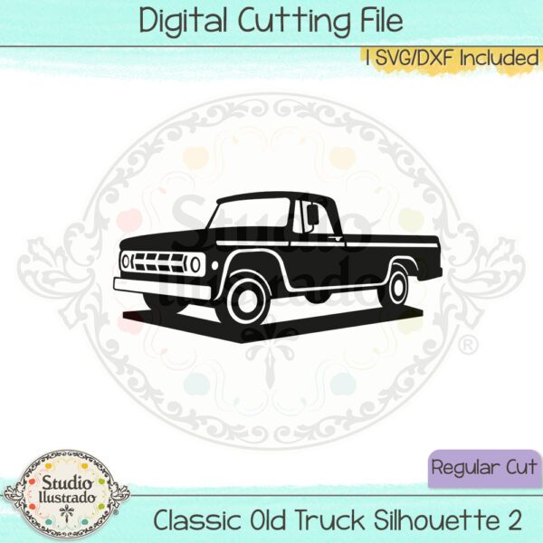 SI Classic Old Truck Silhouette 2 2023