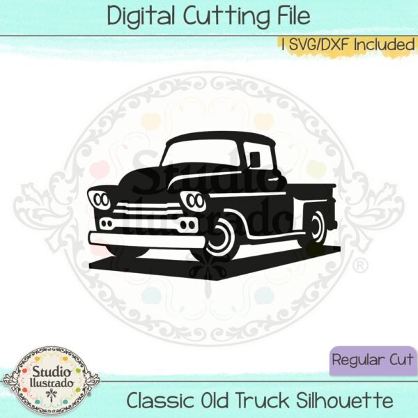 SI Classic Old Truck Silhouette 2023