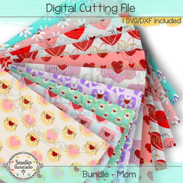 Bundle 28 Mom Theme Files - SVG Cut File - Image 2